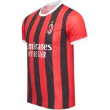 AC Milan - Thuis Shirt - Rood - Zwart - Replica Shirt - Voetbalshirt Heren - Polyester