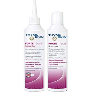 Thymuskin Forte Set, per stuk verpakt (1 x 100 ml shampoo & 1 x 100 ml serum)