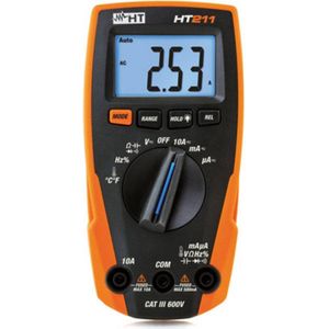 HT Instruments HT211 Multimeter Digitaal CAT III 600 V Weergave (counts): 4000