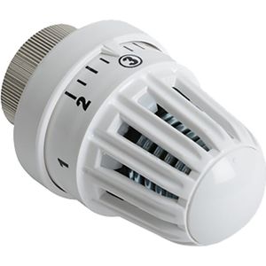 Plieger knop voor thermostatische radiatorkraan wit
