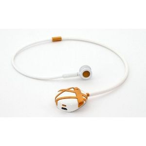 Novero Victoria Stripes Fashion Bluetooth koptelefoon wit/goud