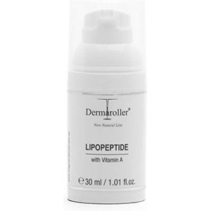 Dermaroller Anti-aging lipopeptide crème met vitamine A - per stuk verpakt (1 x 30 ml) - nachtcrème voor het lichaam - vermindert rimpels - voor elk huidtype