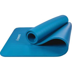 ScSports - Fitnessmat - 190 cm x 80 cm x 1,5 cm - Licht blauw