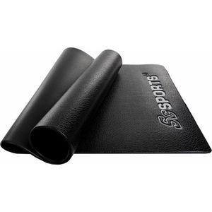 ScSports Vloermat - 150 cm x 65 cm x 0,4 cm - Zwart