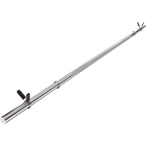 ScSPORTS® Halterstang lang - 180 cm - Incl. veersluitingen - 30 mm - Massief staal