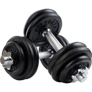 ScSPORTS® Halterset 30 kg - Gietijzer - 4x1,25 kg en 8x2,5 kg - 30 mm - Gewichten - Dumbbells