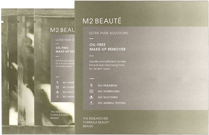 M2 BEAUTÉ Verzorging Ultra Pure Solutions Oil-Free Eye Make-up Remover Reinigingspads