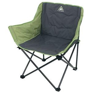 10T campingstoel Jace Beechnut XXL klapstoel tot 130 kg stoel met bekerhouder + zijzak