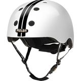 Melon Fahrradhelm Straight Black White, super leicht, Magnetverschluss, größenverstellbar, mehr als 50 Designs