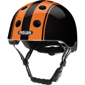 Melone Helm Urban Active Double Orange Schwarz glänzend M-L