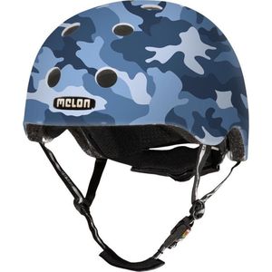 Melon Helm Urban Active Camouflage Blau XXS-S