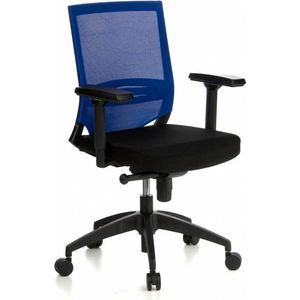 PORTO BASE - Professionele bureaustoel Zwart / Blauw