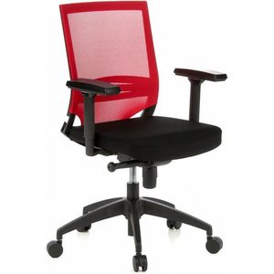 hjh OFFICE Profi Bürostuhl PORTO BASE Stoff/Netzstoff mit Armlehnen (höhenverstellbar)