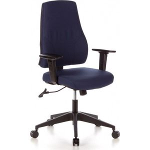 HJH Office bureaustoel/draaistoel Pro-Tec 100 stof donkerblauw