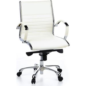 Directiestoel | Wit | Ergonomisch | Inclusief armleuningen