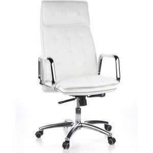 hjh office Villa 20- Bureaustoel - Stof - Nappaleder - Ivoor