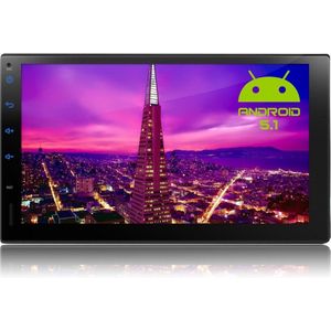 2DIN Android 11 multimedia navigatie systeem met 7 inch scherm