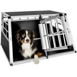 Tectake Autobank - Hundebank - 89 x 69 x 50 cm