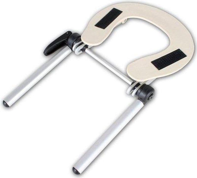 tectake® - Hoofdsteun van aluminium voor massagetafel 400255