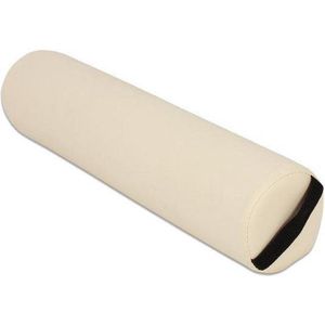 tectake® Nekkussen kniekussen rolkussen voor massagetafel rond , imitatieleer - diverse kleuren - beige