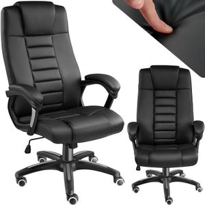 Luxe - Directiebureaustoel - Zwart - Extra Dikke Vulling - Ergonomisch Ontwerp