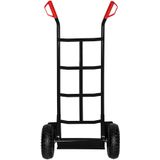 tectake® Sackkarre, mit Stahlrahmen, Ladeschaufel mit Radschutz, Belastbarkeit 200 kg