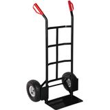 tectake® Sackkarre, mit Stahlrahmen, Ladeschaufel mit Radschutz, Belastbarkeit 200 kg
