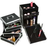 tectake® - Nagelstyliste Trolley Nagel Koffer Cosmetica Piloten 400722