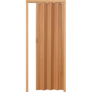 tectake® Vouwdeur 80x203 cm - Vouwdeuren, Schuifdeur, Vouwwand, Nisdeur - Diverse Kleuren - (Walnoot | Nr. 400958)
