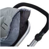 tectake® Fußsack, für Kinderwagen, Buggy, Autositz, mit Thermofüllung, Gurtschlitzen und Reflektorstreifen, waschbar, 97 x 47 cm