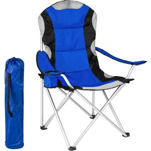 Tectake Stoel Basic Campingstoel - Blauw;Zwart