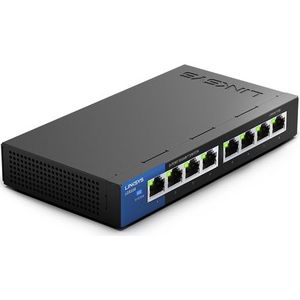 Linksys - LGS108-EU - Unmanaged Switch - 8-poorts - Gigabit