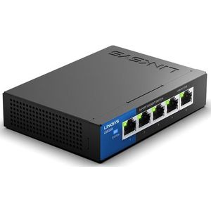 Linksys - LGS105 - Switch - Onbeheerd - 5 x 10/100/1000 - Desktop