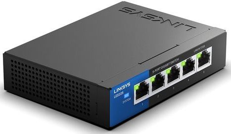 Linksys - LGS105 - Switch - Onbeheerd - 5 x 10/100/1000 - Desktop
