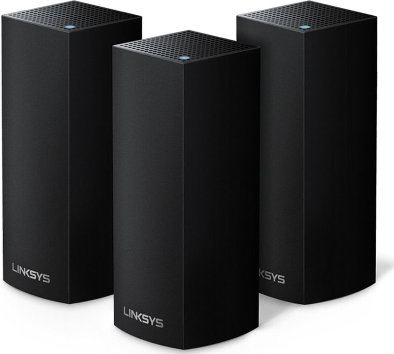 Linksys Velop WHW0303B - Mesh Wifi - Tri-Band - WiFi 5 - 2200 Mbps - 3-Pack - Zwart