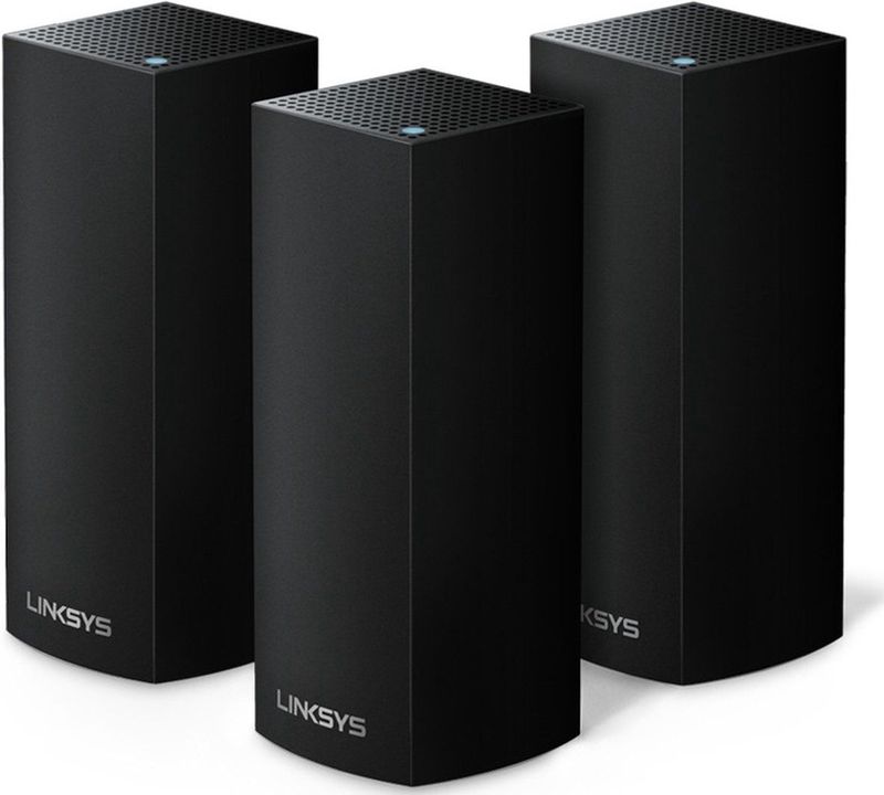 Linksys - Velop AC6600 - Mesh Wifi - Tri-Band - 3-Pack - Inclusief Muurbeugels