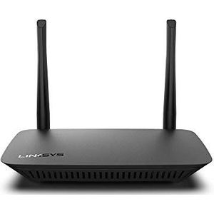 Linksys E2500v4 dual-band WiFi 4 WLAN-router (N600) - Draadloze internetrouter voor gamen en streamen met 4 Gigabit Ethernet-poorten, snelheden tot 600 Mbps en ouderlijk toezicht