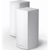 Linksys Velop MX10600 - Mesh WiFi - Wifi 6 - 5300 Mbps - Tri-Band - 2-Pack - Wit