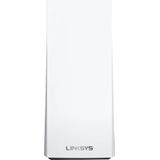 Linksys Velop MX4200 tri-band Mesh WiFi 6-systeem (AX4200) WLAN-router, repeater, extender tot 260 m2 dekking en 3,5 keer zo snel voor meer dan 40 apparaten - 1-pack, wit