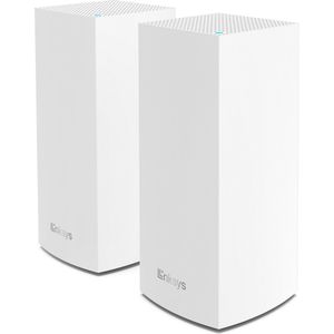 Linksys Velop MX8400 - Mesh Wifi - Wifi 6 - 4200 Mbps - Tri-Band - 2-Pack - Wit