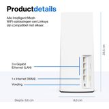 Linksys - Atlas Pro 6 - Mesh WiFi - Dual-Band - 5400 Mbps - 2-Pack