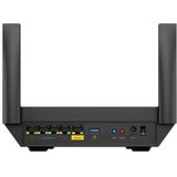Linksys - Hydra 6 - Router - Zwart - Mesh WiFi - 3000 Mbps - WiFi 6 - Dual-Band