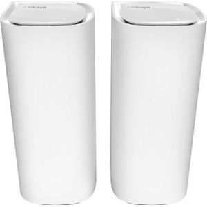Linksys MBE7002 Velop Pro 7 - WiFi 7 - Tri-Band - 11000 Mbps - 2-Pack - Wit