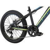 Bikestar Mountainbike 20 Zoll Aluminium Kinderfahrrad, 6 - 9 Jahre, Mädchen, Jungen, 7 Gang Shimano Tourney RD-TY300 Schaltwerk, Kettenschaltung, Scheibenbremsen, Rahmen 28 cm, Hardtail