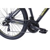 Bikestar Mountainbike, 21 Gang Shimano RD-TY300 Schaltwerk, Kettenschaltung, für Damen und Herren, Kettenschaltung