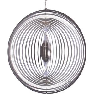 BlinQ Art Windspinner Rond  RVS - 175mm rond