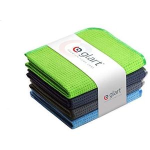 Theedoeken, droogdoeken, 70 × 50 cm, microvezelwafeldoek, absorberende droogdoeken voor glas, keuken, servies, badkamer