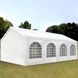 Hoogwaardige Partytent 3x9 m van PE 450 N zeil tuintent feesttent waterdicht in Wit