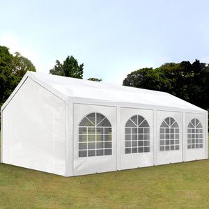 TOOLPORT Partytent 3x9 m, PE 450, wit