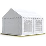 Partytent Feesttent 3x5 M Tuinpaviljoen -tent PVC 700 N In Wit Waterdicht